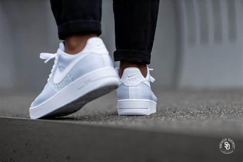 Air Force 1 Flyknit 2.0 White Platinum On Foot Sneaker Review 